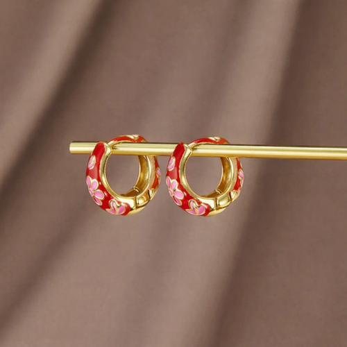 BLOOM HOOP EARRINGS