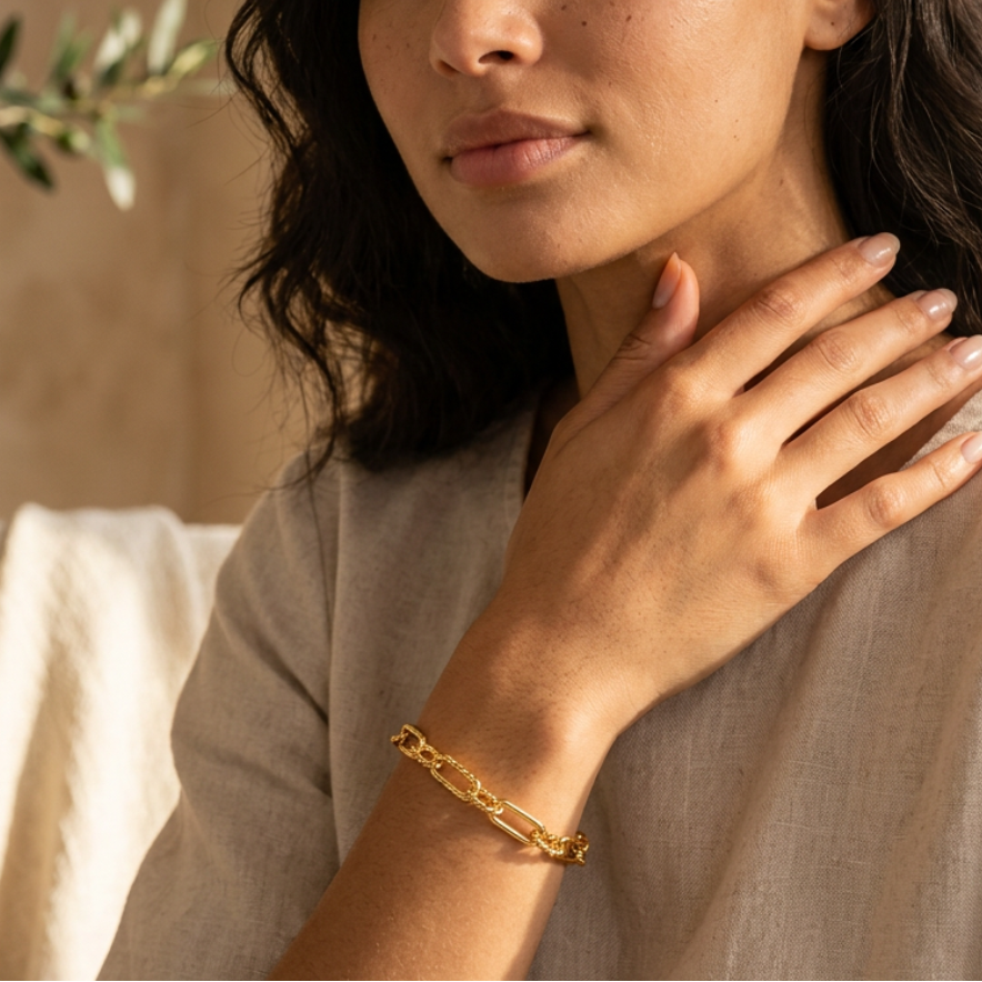 PAPERCLIP CHAIN BRACELET